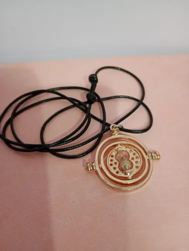 Colar Vira Tempo Hermione - Harry Potter - cordão ajustável