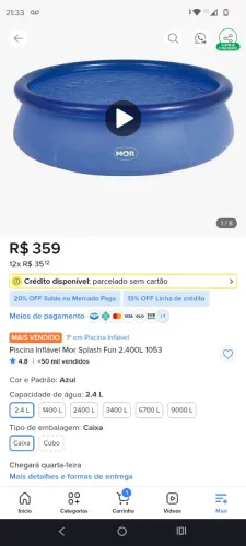 Piscina 2400L