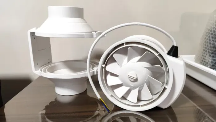 Exaustor Ventisol EXL100 (127v) Axial Turbo 100mm In-Line 45W