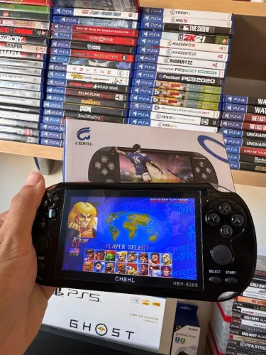 Mini gamer portátil diversos jogos 