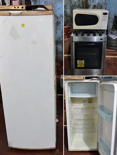 Geladeira, Fogão e Microondas