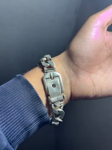 PULSEIRA DE PRATA 925 MACIÇA - MODELO EXCLUSIVO | 60G