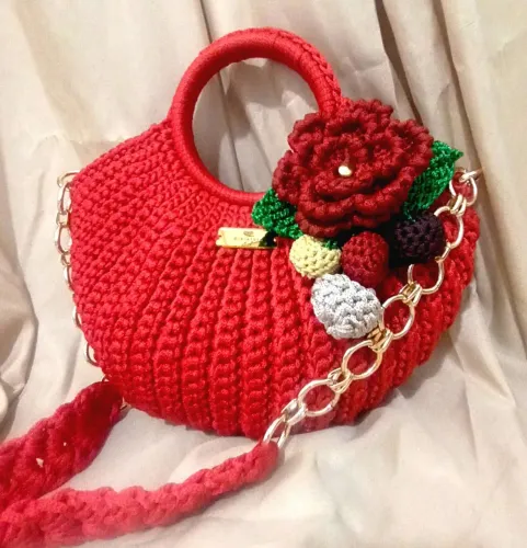 Bolsas de crochê