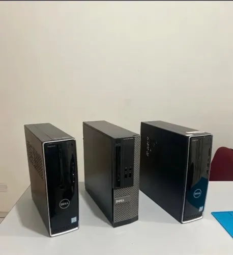 Lote 3 PCs Dell (Sucata/Peças) - Gabinetes SFF + Placas-mãe