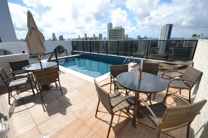Alugo apt 2 quarto andar alto em casa forte com lazer