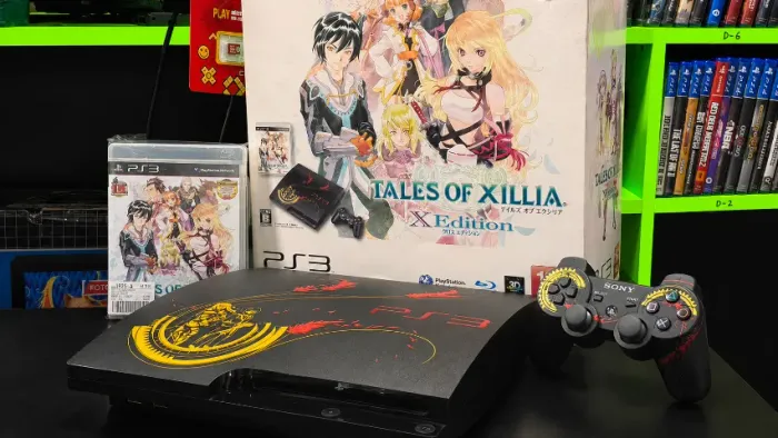 PS3 Slim Tales of Xillia X Edition - Edição Limitada - 160gb - 1 controle - caixa - tudo e
