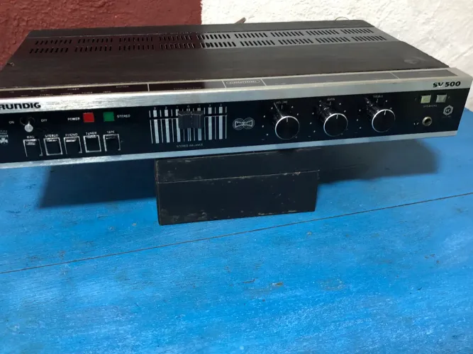 Amplificador GRUNDIG SV 500 colecionável funcionando ok