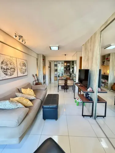 Apartamento semi-mobiliado para venda de 58 m², com 02 quartos - Capim Macio, Natal/RN
