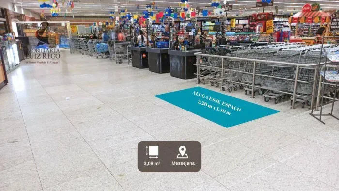 Área para alugar, 3 m² por R$ 2.000,00/mês - Messejana - Fortaleza/CE