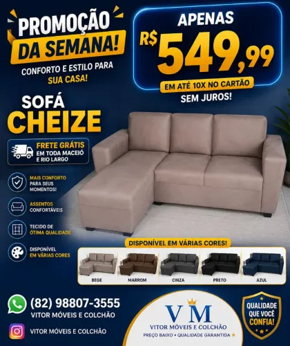 PROMOÇÃO SOFA CHEIZE
