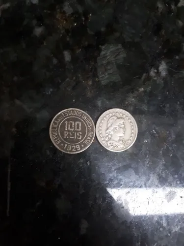 moedas de 100 reis