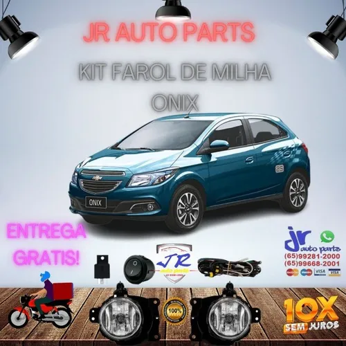 Kit farol de Milha Onix 2016