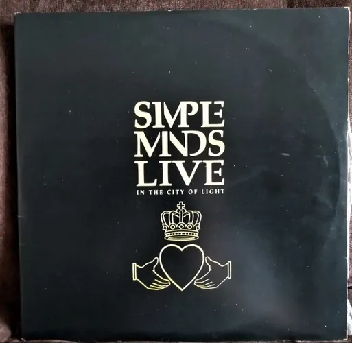 LP duplo ao vivo em vinil Live in The City of Light do Simple Minds
