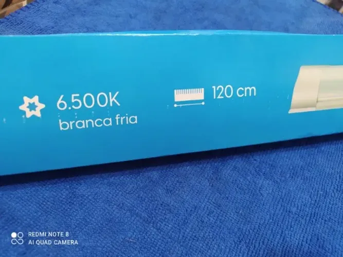 Luminaria slim 120cm 36w 6500k branco frio Elgin(Jk Eletronicos Distribuidor de iluminação