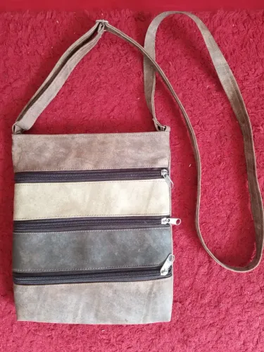 Linda Bolsa De Couro Tamanho Médio 