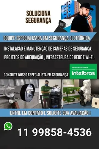 Instalação de Câmeras de segurança