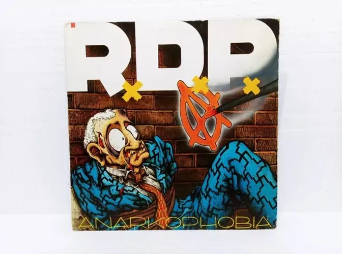 Lp Vinil Ratos De Porão - Anarkophobia / Est. Eldorado 1990