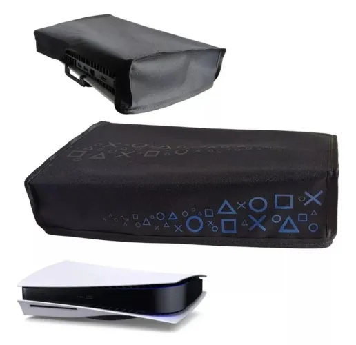 capa protetora anti poeira ps5 case protetor horizontal (Faço Olx pay)