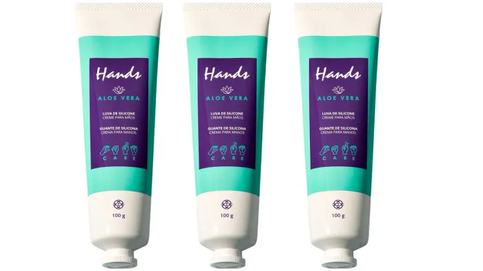 Kit 3 Cremes para Mãos Hands Aloe Vera - 100g cada