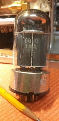 Fabulosa Válvula 6080 para seu amplificador! Mande in USA, barato!