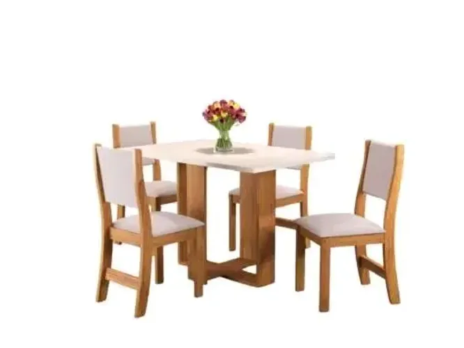 Mesa 4 cadeiras Magic S mel/Blonde tt Y98