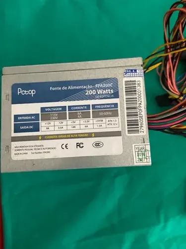 Fonte Atx marca pc top-modelo FPA 200c