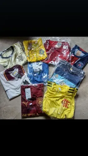 Lote de Camisetas de Futebol - Diversos Times