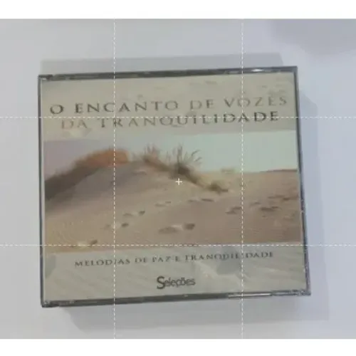 CD O encanto de vozes da tranquilidade - Melodias de paz e tranquilidade 3 CDS NOVO LACRAD