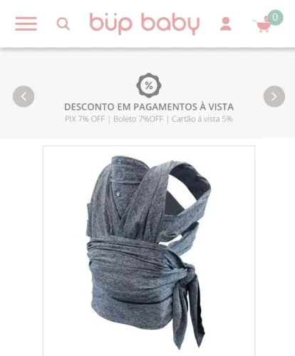 Canguru pra levar bebê