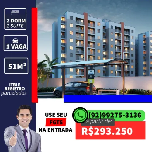 Prime Cidade Nova/ Apto 2 Qts com varanda gourmet 