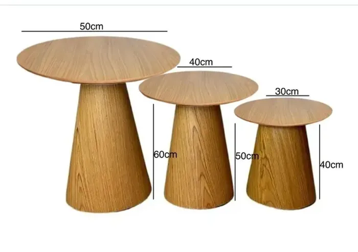 Lateral cone MDF louro freijó (Valor Apartir )