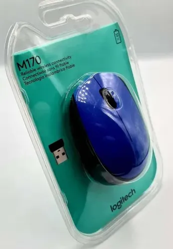 Mouse Sem Fio, Logitech M170, 2.4ghz, 1000dpi, Vermelho