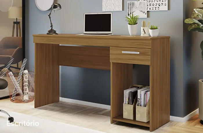 Mesa Office 1 Gaveta e Nicho t442