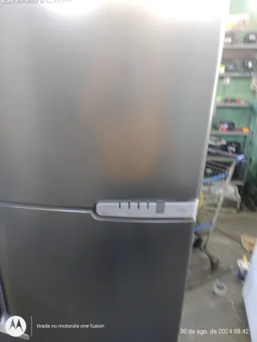REFRIGERADOR BRASTEMP FROST FREE INOX 220V