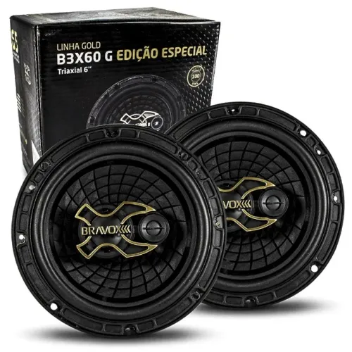 ALTO-FALANTE B3X60 G LINHA GOLD EDICAO ESPECIAL TRIAXIL 6"
