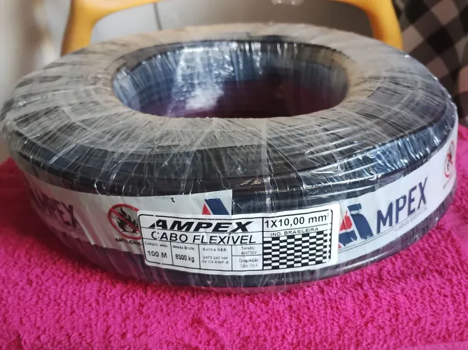 Cabo Flexível 1x10,00mm Ampex