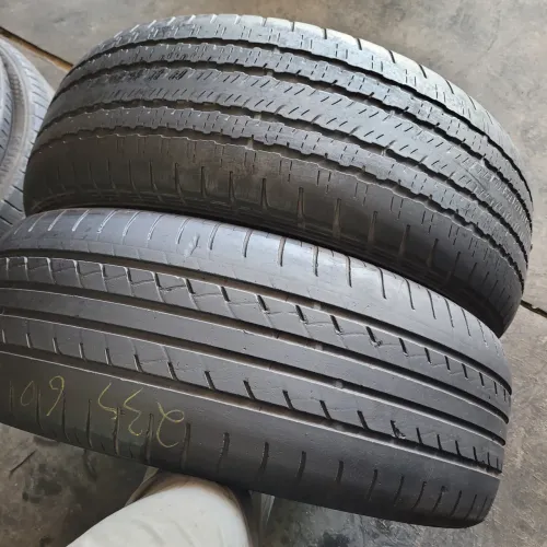 2 pneus 235/60/17 Bridgestone e gt radial meia vida (350 em 3× no ct