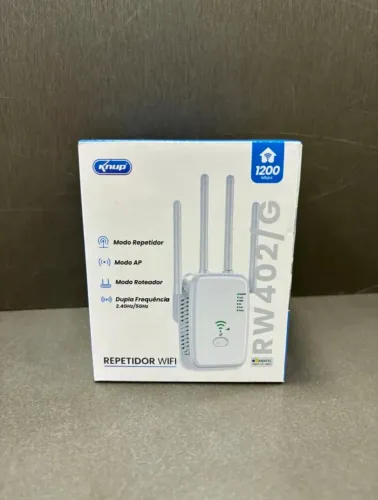Repetidor Wifi Knup RW402/G 1200Mbps Dual Band 5g 2.4g