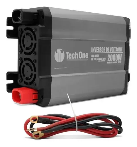 Inversor De Tensão 2000w 12v 220v 110v Conversor De Energia