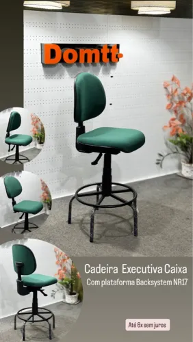 Cadeira Executiva Caixa com Backsystem NR17