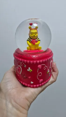 Globo de Neve Porta Joias Ursinho Pooh