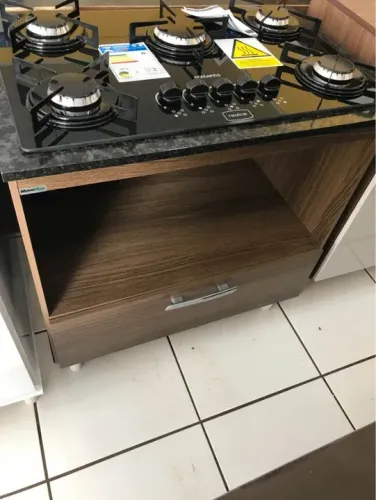 Balcão para Cooktop 80cm Mila