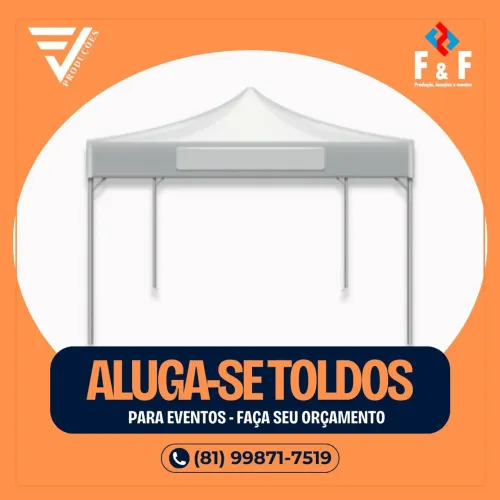 Serviço de locação de toldo,palco,grades e mesa