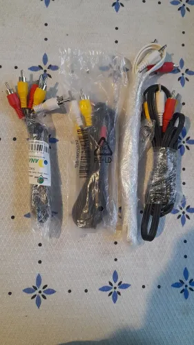 Cabos RCA para Áudio e Vídeo