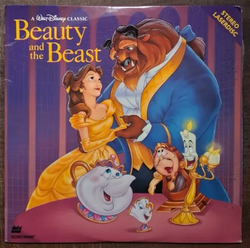 LASER DISC A BELA E A FERA THE BEAUTY AND THE BEAST IMPORTADO USA