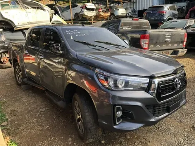 Hilux 2019 Airbag Parachoque Lanterna Farol Porta Cambio Motor Retrovisor Sucata