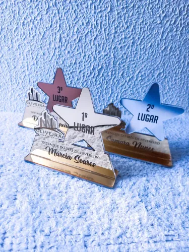 Troféus de Acrílico para premiações