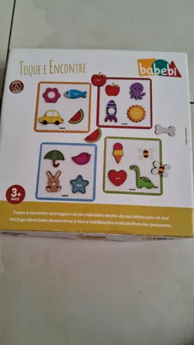 Jogo de encaixe para bebês - Toque e Encontre