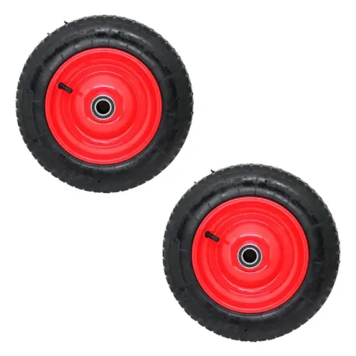 Kit 2 Pneu Completo para Carrinho de Carga 3,25x8 Capacidade até 200Kg Lotus 3964
