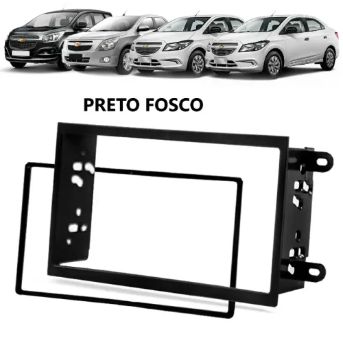 Moldura de Som Tela Multimídia Painel 2Din 7'' Polegadas para o Onix / Prisma 2013 - 2019
